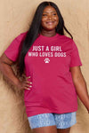 Simply Love Full Size Dog Paw Graphic Cotton T-Shirt Women's T-Shirts - Tophatter Daily Deals