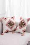 Geometric Graphic Tassel Decorative Throw Pillow Case Decorative Pillowcases - Tophatter Daily Deals