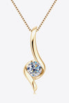 1 Carat Moissanite 925 Sterling Silver Necklace Moissanite - Tophatter Daily Deals