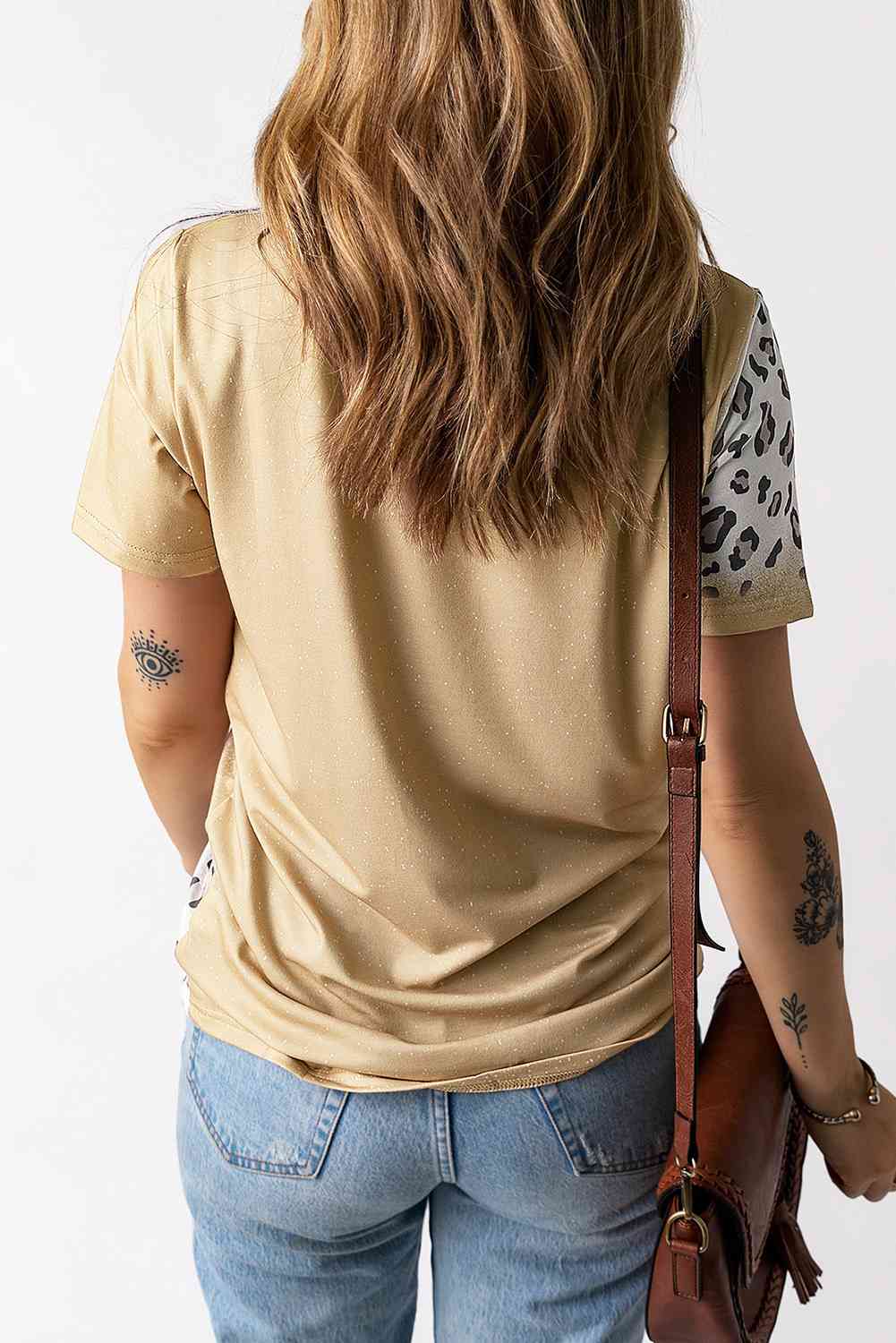 Short Sleeve Round Neck Guitar Graphic Tee Women's T-Shirts - Tophatter Daily Deals