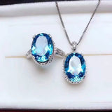 Platinum-Plated Artificial Gemstone Ring Rings - Tophatter Daily Deals
