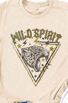 WILD SPIRIT Graphic Short Sleeve T-Shirt Women's T-Shirts - Tophatter Daily Deals