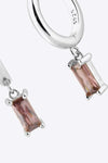Zircon Huggie Drop Earrings Earrings - Tophatter Daily Deals