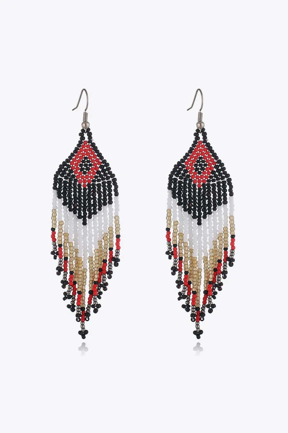 Beaded Dangle Earrings Style A One Size Earrings - Tophatter Daily Deals