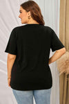 Plus Size Lip Graphic Tee Shirt Women's T-Shirts - Tophatter Daily Deals