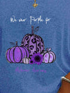 Full Size Pumpkin Graphic V-Neck T-Shirt Women's T-Shirts - Tophatter Daily Deals