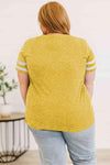 Plus Size Striped V-Neck Tee Shirt Women's T-Shirts - Tophatter Daily Deals