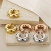 Stainless Steel C-Hoop Earrings Earrings - Tophatter Daily Deals