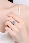 Heart-Shape Moissanite Open Ring Moissanite - Tophatter Daily Deals