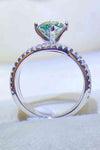 1 Carat Moissanite Contrast 925 Sterling Silver Ring Moissanite - Tophatter Daily Deals