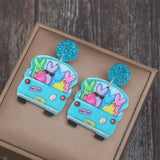 Acrylic Alloy Car Shape Dangle Earrings Earrings - Tophatter Daily Deals