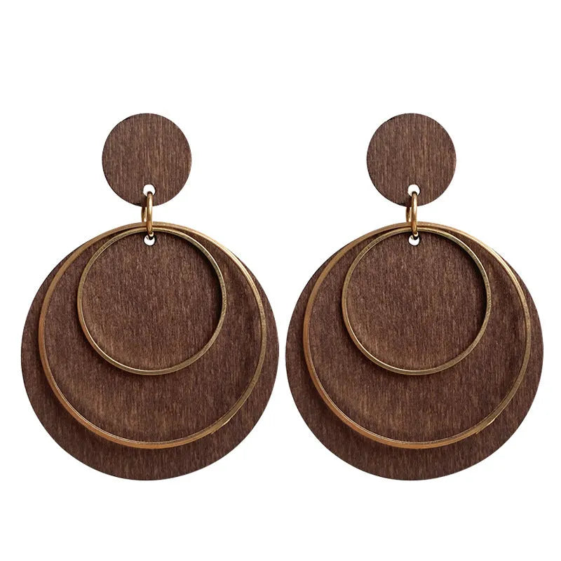 Geometric Drop Earrings Earrings - Tophatter Daily Deals