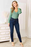 Basic Bae Scoop Neck Long Sleeve Top Blouses - Tophatter Daily Deals