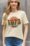 Simply Love Simply Love Full Size 1973 Graphic Cotton Tee Women's T-Shirts - Tophatter Daily Deals