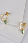 Opal 925 Sterling Silver Drop Earrings Earrings - Tophatter Daily Deals