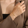 Inlaid Zircon Stainless Steel Heart Bracelet Bracelets - Tophatter Daily Deals