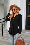 Long Sleeve Hooded Blouse Blouses - Tophatter Daily Deals