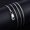 19.7" Snake Chain 925 Sterling Silver Necklace Silver One Size Necklaces - Tophatter Daily Deals