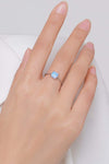 925 Sterling Silver Opal Ring Opal - Tophatter Daily Deals