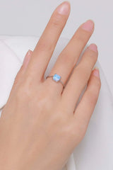 925 Sterling Silver Opal Ring Opal - Tophatter Daily Deals