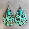 Artificial Turquoise Teardrop Earrings Tiffany Blue One Size Earrings - Tophatter Daily Deals