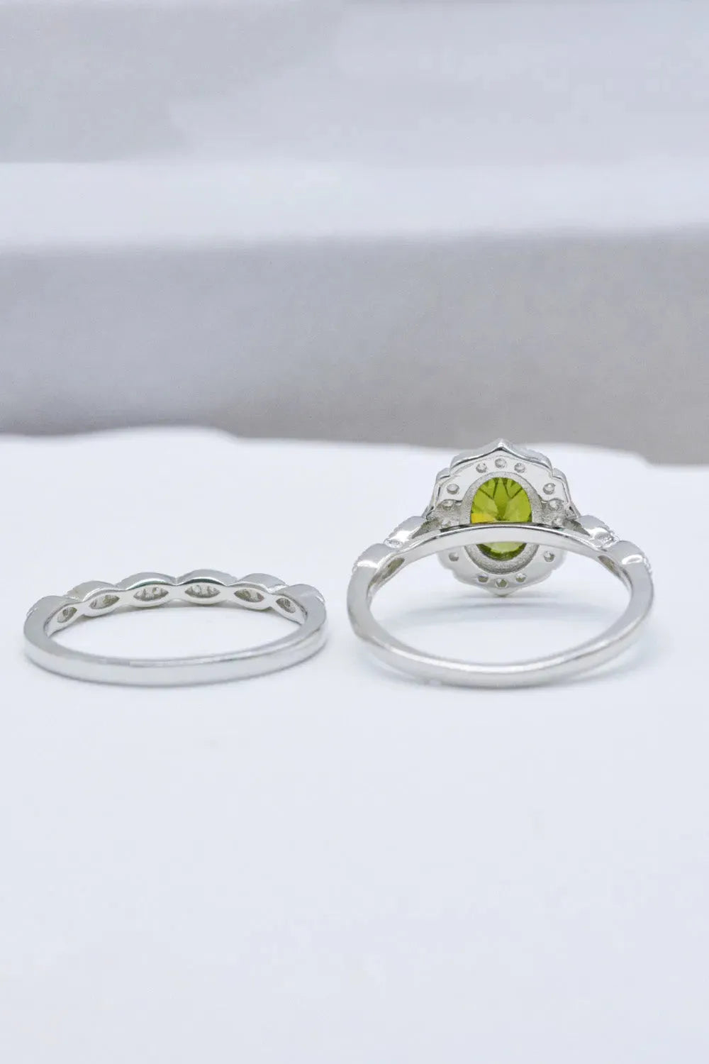 Mali Garnet Two-Piece Ring Set Rings - Tophatter Daily Deals