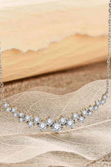 1.64 Carat Moissanite 925 Sterling Silver Necklace Moissanite - Tophatter Daily Deals