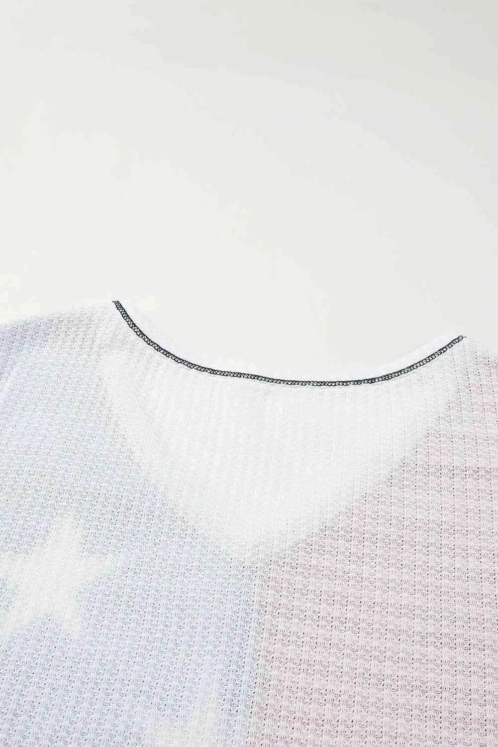 Star and Stripe V-Neck Top Blouses - Tophatter Daily Deals