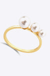 Pearl 925 Sterling Silver Ring Rings - Tophatter Daily Deals