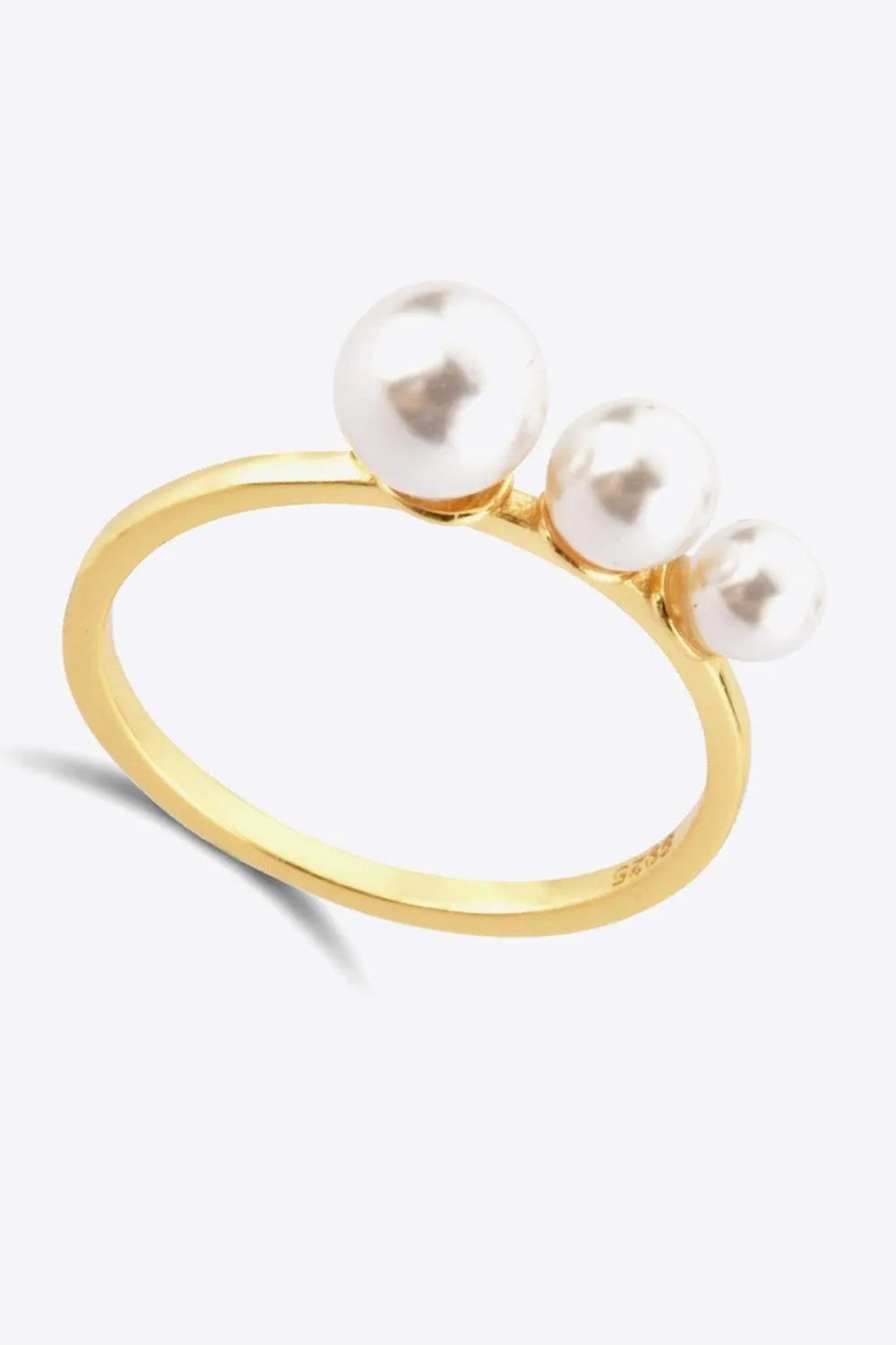 Pearl 925 Sterling Silver Ring Rings - Tophatter Daily Deals