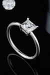 1 Carat Moissanite 925 Sterling Silver Solitaire Ring Rings - Tophatter Daily Deals