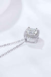 1 Carat Moissanite Geometric Pendant Necklace Moissanite - Tophatter Daily Deals