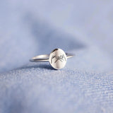925 Sterling Silver Engraved Ring Rings - Tophatter Daily Deals