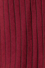 Basic Bae Full Size Ribbed Round Neck Long Sleeve Slit Top Blouses - Tophatter Daily Deals