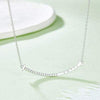 Moissanite 925 Sterling Silver Necklace Silver One Size Moissanite - Tophatter Daily Deals