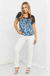 Sew In Love Feeling Sassy Full Size Mesh Detail Top Blouses - Tophatter Daily Deals