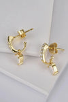 Opal 925 Sterling Silver Drop Earrings Earrings - Tophatter Daily Deals