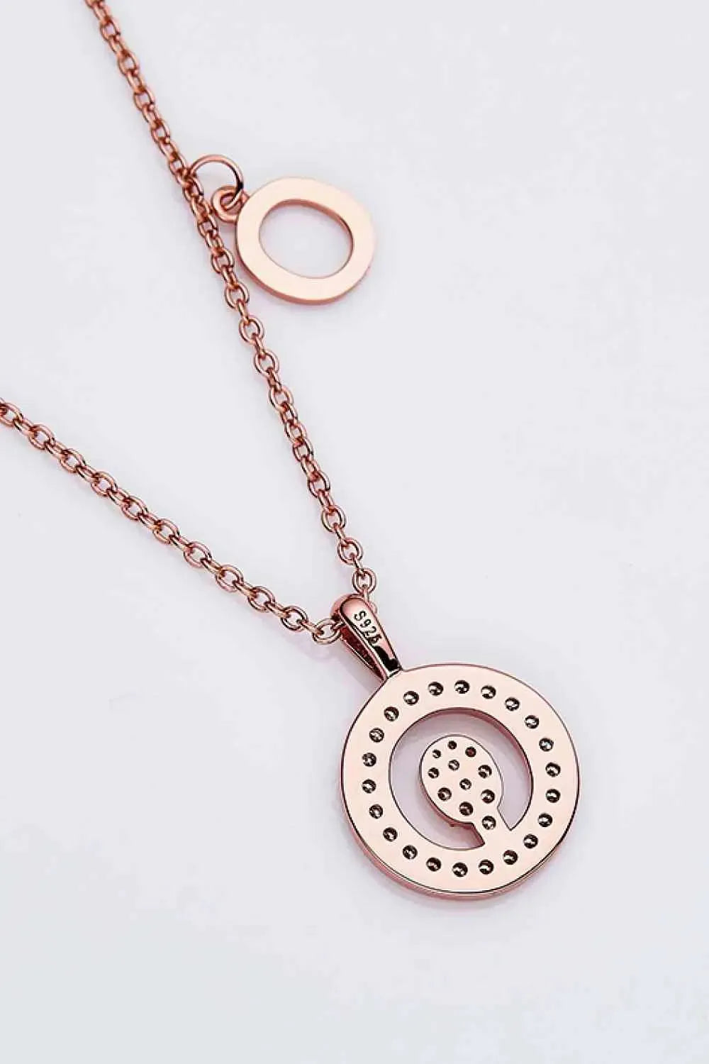 Adored Moissanite K to T Pendant Necklace Moissanite - Tophatter Daily Deals