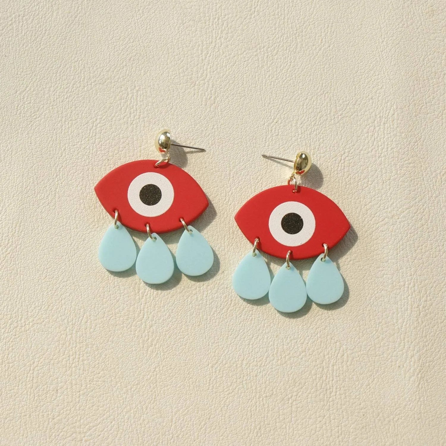 Contrast Geometric Acrylic Dangle Earrings Style D One Size Earrings - Tophatter Daily Deals