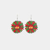 Christmas Themed Wood Dangle Earrings Style A One Size Earrings - Tophatter Daily Deals