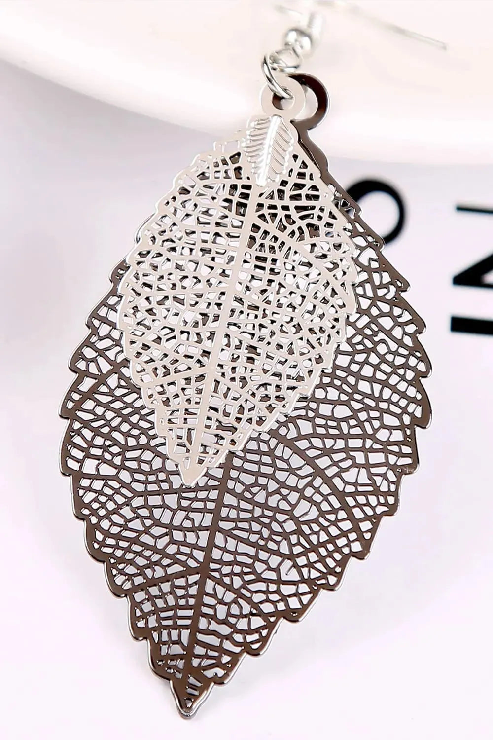 Leaf Shape Dangle Earrings Earrings - Tophatter Daily Deals