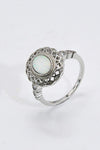 Feeling The Love 925 Sterling Silver Opal Ring Opal - Tophatter Daily Deals