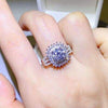 2 Carat Moissanite 925 Sterling Silver Ring Moissanite - Tophatter Daily Deals