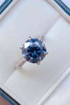 5 Carat Moissanite 925 Sterling Silver Ring Moissanite - Tophatter Daily Deals