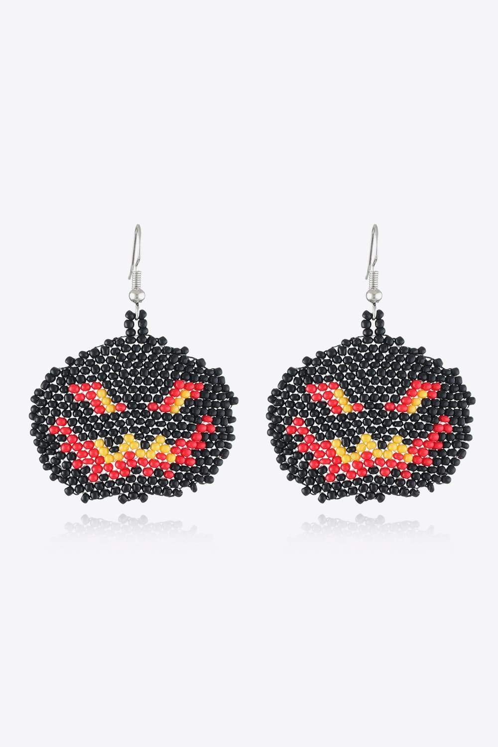 Halloween Theme Earrings Black Pumpkin One Size Earrings - Tophatter Daily Deals