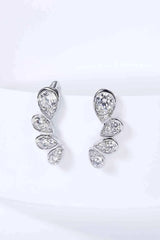 Pear Shape Moissanite Earrings Moissanite - Tophatter Daily Deals
