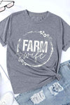 FARM WIFE Graphic Tee Shirt Women's T-Shirts - Tophatter Daily Deals