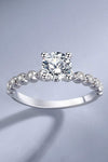 Classic 4-Prong Moissanite Ring Moissanite - Tophatter Daily Deals