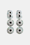 BOO Beaded Dangle Earrings White One Size Earrings - Tophatter Daily Deals