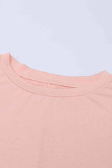 Round Neck Short Sleeve Tunic Tee Women's T-Shirts - Tophatter Daily Deals